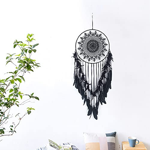 Traumfänger,Feder Dreamcatcher, Makramee Traumfänger, Boho Handgemachte Traumfänger,Dreamcatcher,Gewebte Feder Wandbehang, für Schlafzimmer Wohnzimmer Car Hochzeit Home Decor Geschenk (Stil 1)