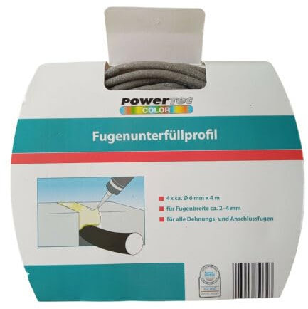 Fugenfüllprofil 3er / 16er / 18er Set - Dichtstoff/Fugenmasse/Hinterfüllmaterial in diversen Größen