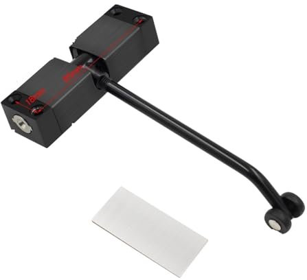 Fermeture automatique. Ferme-porte Dispositif de fermeture de porte Tampon Silencieux Dispositif de fermeture de porte réglable Quincaillerie de meubles Ferme-porte à ressort automatique en acier inox