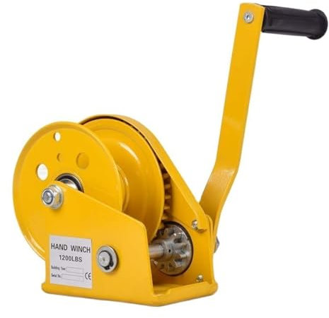 1200LBS Selbst-Locking Hand Winde Edelstahl Boot Ankerwinde LKW Auto Manuelle Hebe Hoist