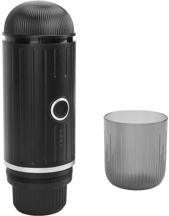 Qcwwy Machine à Expresso électrique Portable, Machine à Expresso de Voyage, Mini Cafetière, Pression de 19 Chauffage électrique, Cafetière de Voyage pour Camping,