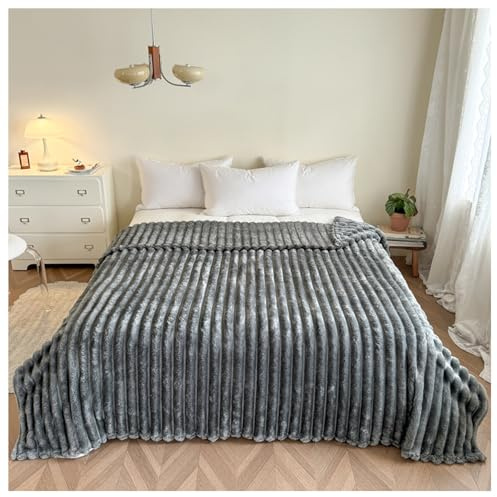 Ergocar Manta De Burbujas Grande, Súper Suave y Cálido, Sin Pérdida De Cabello,Antiestático, Cómodo y Transpirable, 78.74x90.55 Pulgadas (Aproximadamente 200x230 Cm)