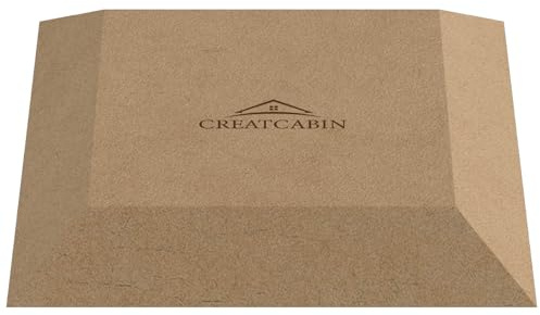 CREATCABIN Moules Formage Plaques Céramique Carrées Moules Poterie Bois Outils Moulage Poterie Argile Moule D'Affaissement Plaque Plat Céramique Formes Poterie MDF pour Fournitures D'Artisanat 20x20cm