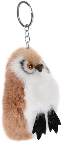 TENDYCOCO Owl Key Chain Cartoon Schlüsselring Mit Metallischem Anhänger Süßer Schlüsselanhänger Für Taschen Rucksäcke Und Handtaschen Einzigartiges Design Für Kreative Deko