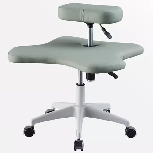 Kniestuhl Ergonomischer Sitz Bürostuhl mit gekreuzten Beinen Bürostuhl mit gekreuzten Beinen Ergonomischer Stuhl mit gekreuzten Beinen und Rädern, höhenverstellbarer Kniestuhl/Schreibtischst