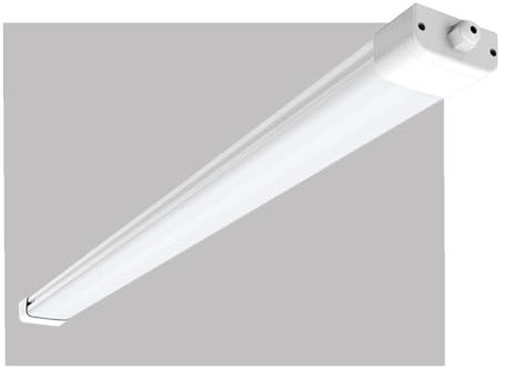 ANTENLICHT Reglette LED 60cm 18W 1980Lumen froide 6000K Neon LED,IP65 Imperméable Luminaire Plafonnier Pour Atelier, Sous Sol, Bureau, Hobby, Grange, Grand Magasin (Froide 6000K, 60CM)