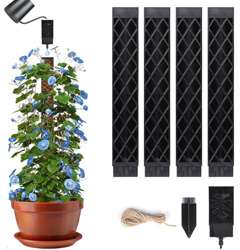 Moosstab für Monstera Rankhilfe Zimmerpflanzen - 103cm Rankhilfe Pflanzstab Monstera,Efeutute Pflanzenhalter,Moosstab Rankstab,Kletterhilfe Mit Pflanzen Gießhilfe