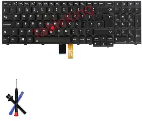 Table-King Clavier de Remplacement rétroéclairé Applicable Lenovo Thinkpad T550 T540 T540P T560 W540 W541 W550 W550S L540 L560 P50S L570 (Royaume-Uni)