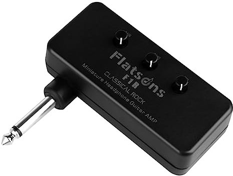 Mini Amplificateur de Guitare Électrique Portable, pour Casque, Basse, Noir