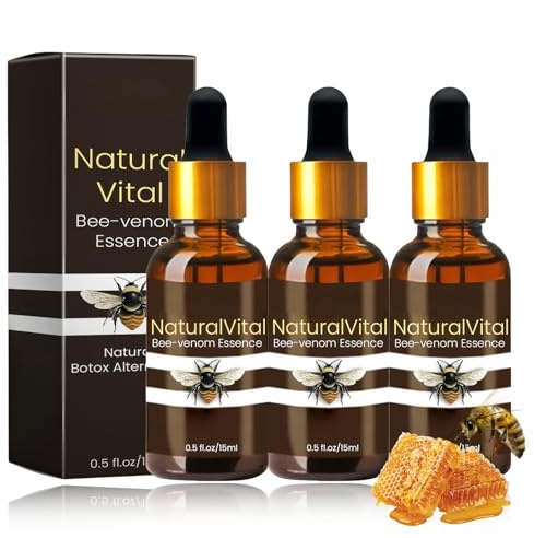 Bienengift Serum - Anti Falten Serum Gesicht - Bee Venom Gesichtsserum - Anti Aging serum - Natürlich Moisturizer Face Feuchtigkeitsspendend - für Strahlende Haut & Feine Linien