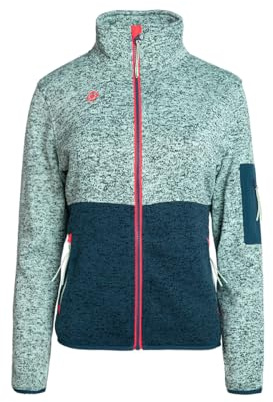 Izas Vadiel Chaqueta de Mujer para Invierno con Membrana Resistente al Viento y Lluvia. Abrigo Acolchado de Lana con Cremallera y Bolsillos. Anorak Transpirable para Frío y Nieve. Talla L
