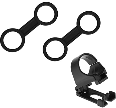 Sharplace Schnorchelhalter, Silikon (Schwarz) 2pcs + Universal Schnorchelhalter, Schnorchel Clip ersatzteil 1 piece