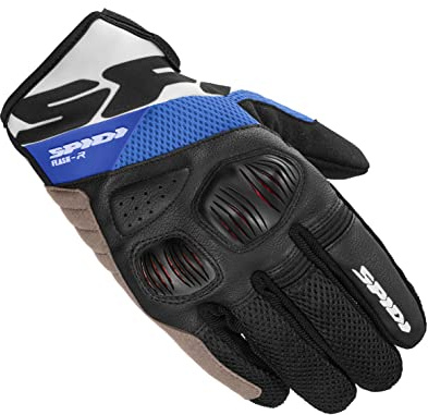 SPIDI, Flash-R Evo, Guanti Moto per Uomo, Protettivi e Resistenti, Guanti Moto Estivi Impermeabili e Antiscivolo, con Touchscreen Capacitivo, Peso Medio 0, 1 kg