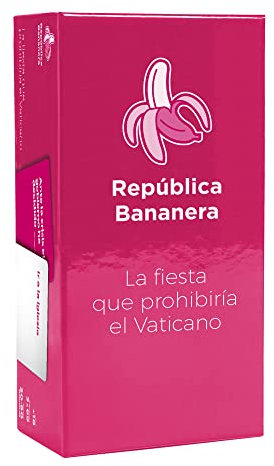 República Bananera - Juego Humor Negro - Juegos de Mesa en español - 550 Cartas - De 3 a 15 Jugadores - Juego Party con Amigos