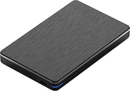 Disque dur externe en métal 1 To / 500 Go / 250 Go / 2,5 USB 3.0 de sauvegarde pour PC, ordinateur de bureau, ordinateur portable, MacBook, Smart TV, PS4, Xbox One (160 Go, noir)