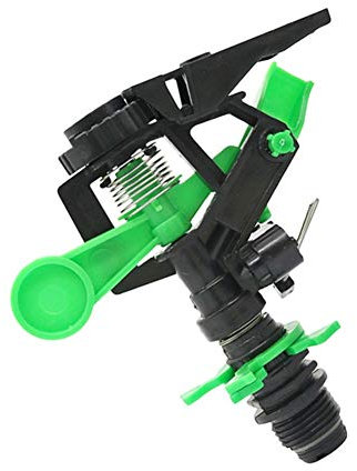 Gartenbewässerungssprinkler 1/2 Zoll Rotating Arm Düse Garten Landwirtschaft Bewässerung-Sprenger Rasen Bewässerung Gewächshäuser Tropfbewässerung 10 Stück (Color : Green)