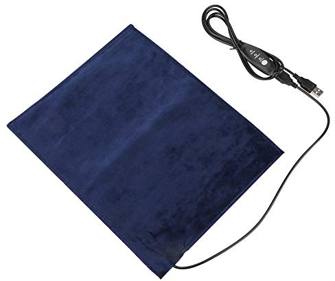 Dioche 5V2A USB Heizkissen Elektrische Tuchheizung Heizelement Heizelement für Kleidung Sitz Haustierwärmer 24x30cm 45 ℃