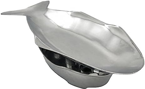 Qincu-ca Fischplatte aus Aluminium, großes Hot Pot-Set, Thai-Stil, Fisch-Servierplatte für Ofen, Grill, Camping, drinnen und draußen