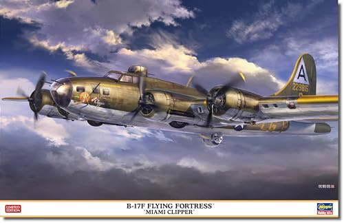 Hasegawa - 1/72 B-17F Flying Fortress Miami Clipper - Plastikmodellbausatz