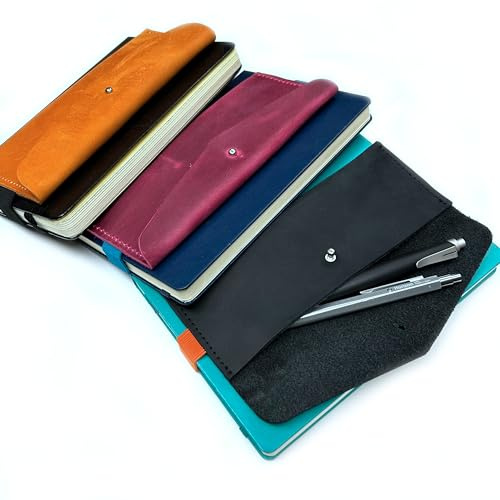 Manufactica® ESPADILLA Stifteetui aus Leder mit Gummiband – Mäppchen für Stifte oder Lesebrille – handgefertigt