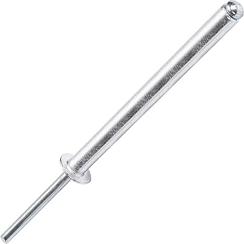 40pcs Long Blind Rivets Aluminum,Silver Long Split Rivets,Pop Rivets.3/16x2(M4.8x50mm)