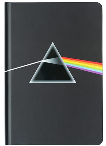 Grupo Erik Pink Floyd Notizbuch A5 Journal Tagebuch Merch Geschenke | Reisetagebuch Dotted Bullet Journal Ringbuch Mädchen und Jungen Einschulung - Notizblock A5 14,8 × 21,0 cm