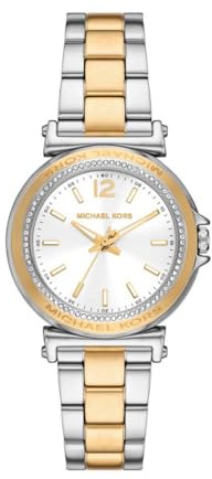 Michael Kors Maren Watch für Damen, Quarz-Dreizeigerwerk mit Edelstahl- oder Lederarmband