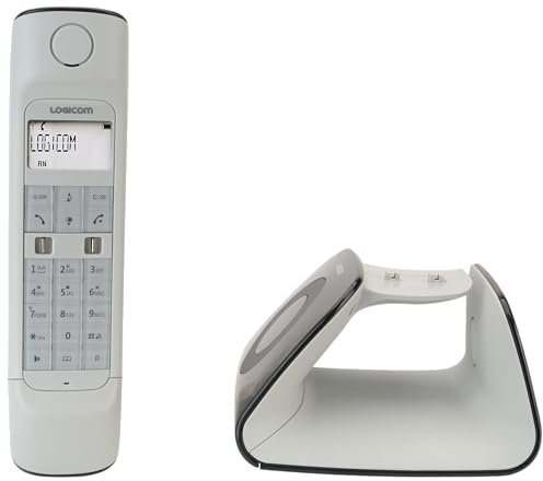Logicom - Retro 2 DECT - Téléphone sans Fil avec répondeur - Noir