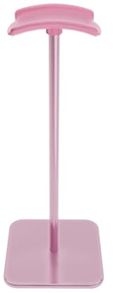 FPHADO Headphone Stand Display Rack Removable Desktop Earphone Hanger Aluminum Alloy Vertical Bracket for Headphone Pink