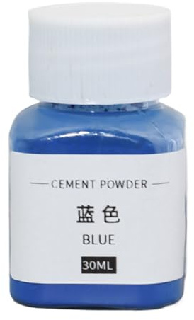 Béton en poudre à l'oxyde de fer - Pigment de couleur ciment - 30 ml - Encre colorante - Peinture artistique décorative - Pour argile, citron vert, plâtre, coulis de joints, stuc, pavage, design mural