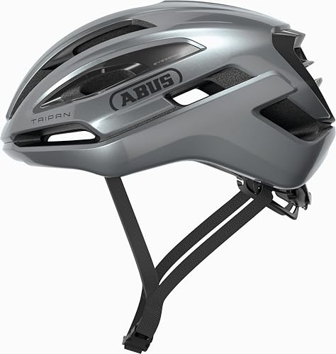 ABUS Casco gravel Taipan - Casco da bicicletta per gravel bike - leggero, versatile e ben ventilato - con portaocchiali - per ragazzi, donne e uomini - taglia S, argento