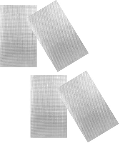 HAMPPLIES Lot de 4 Panneaux Acoustiques Isolants Muraux 50x30 Cm 10 Mm D'épaisseur, Écran D'isolation Thermique et Phonique Résistant aux Intempéries, pour Isolation Maison Bruit