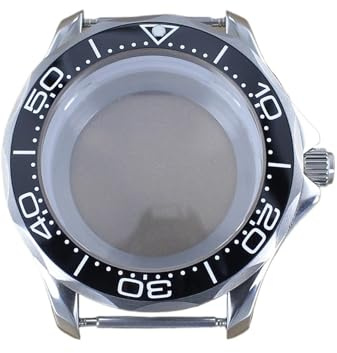 1 st 41 mm mekanisk klockfodral Safirkristall for NH35 NH36 NH38/34 rörelse 30,5 Urtavla 10ATM Vattentät(Single crown Case2)