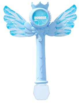 Zauberstab Seifenblasenmaschine Kinder, Seifenblasenpistole, Bubble Gun, Bubble Machine für Seifenblasen Hochzeit Gartenspielzeug Sommer Draußen Blue