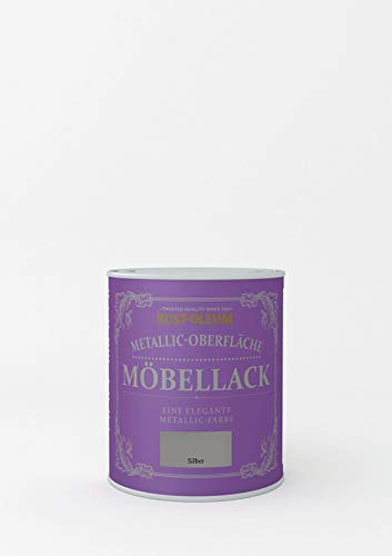RUST-OLEUM Möbellack metallisches silber 750ml