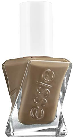 essie Gel Couture, smalto per unghie a lunga durata, resistente alle scheggiature, non richiede lampada UV, colore nude, 526 Wool me over