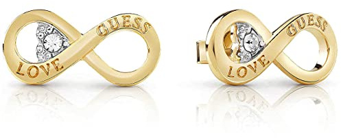 Guess Ohrstecker für Damen Studs Party aus vergoldetem Stahl JUBE02182JWYGT-U