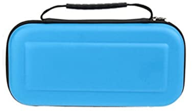 Szaerfa Housse de Transport pour Switch OLED - Console et Accessoires, Sacoche de Rangement avec Fentes pour Cartes de Jeu, Housses de Transport EVA pour NS Switch (Bleu)