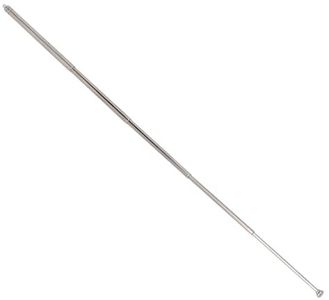 Antenna Telecomandata Per Auto Roberts Radio Sostituzione Argento Acciaio Inox + Ottone Antenna Telescopica M3 Filettatura Maschio 5 Sezioni Per Tv Giocattolo Elettrico Lampada Vcd
