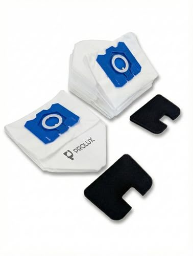 6 pack of HEPA bags and 2 post Filters for the Prolux X8 series backpack vacuum cleaners