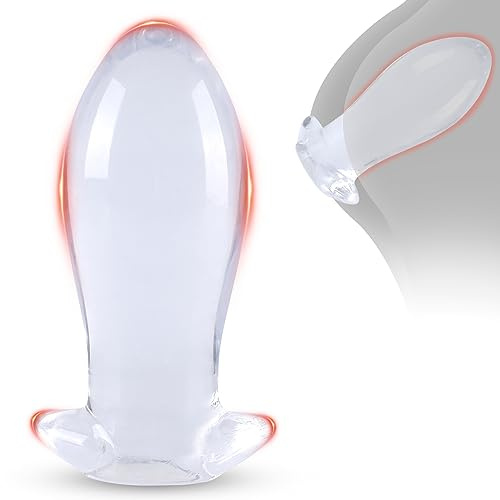 BDSMYOU Godemiché Anal 4 Tailles,Plug Anal Plug Anale,Extenseur Femme Homme,Godemiché géant Buttplug,Plug Analgeant XXL,Masturbateur Butt plug,Plug Anale,Prostate Homme (XL)