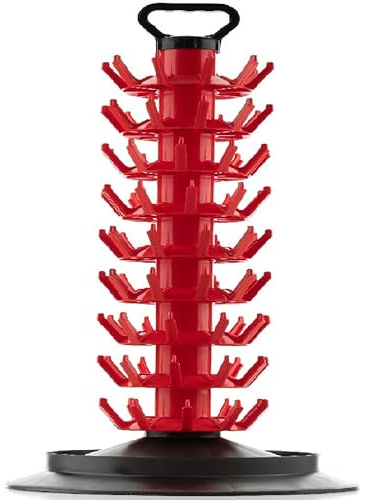 North Mountain Supply Screw Type Bottle Drainer/Drying Tree - 90 Bottles
