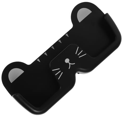 Zerodeko Wandbrillen Organizer in Katzenform, Schwarz, aus Pp