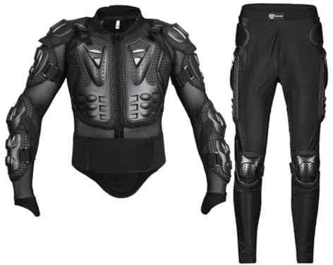 Baymate Completo Motocross Enduro Motocicletta Armatura Completa del Corpo Armatura Moto per Adulti Pantaloni Corazzati da Moto