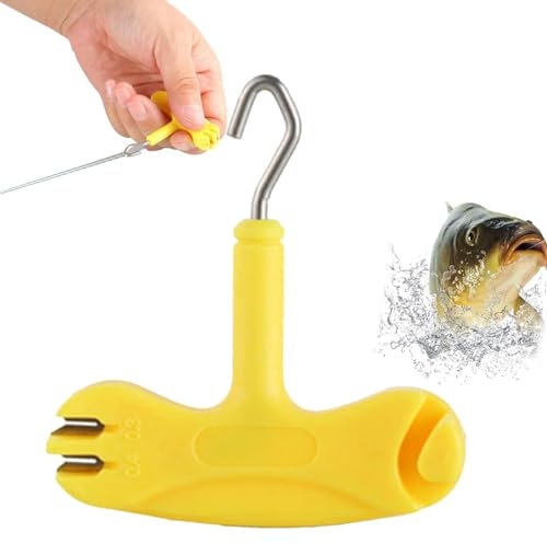 Extractor de anzuelos de Nudo para Pesca de Carpas, Herramienta para Aparejos de Cebo de Peces | Herramienta para probar Nudos de Pesca - Extractor de Nudos de Pesca Multifuncional para Novio, Padre,