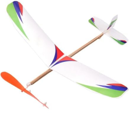 Children Hand Throw Flying Planes, Elastic Rubber Band Powered Flying Model Toys Assembly Plane, Airplane Kit band balsa rubber band For balsa kits rubber toy wood balsa kids balsa wood kit