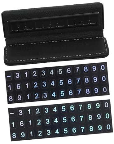 Vaguelly Temporary Car Parking Card Parking Plate Easy Install Magnet Accessory for Vehicles Multi-scene Use for Cars Suvs and Commercial Vehicles