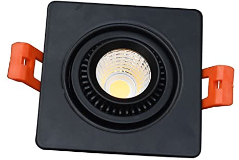 2-5in Ceiling Lamp 360° Rotation Recessed Light 3W-15W Wafer Light Spotlights Warm Light 3000K Downlight Simple Retrofit Installation