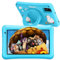 BISAIKASOW Tablet Bambini 7pollici, Android 13, Octa-Core, 8GB+64GB (esp. 256GB), 5800mAh Batteria, Doppia Cam. 5MP+8MP, Software Bambini, Controllo Parentale, con Custodia (Blu)​