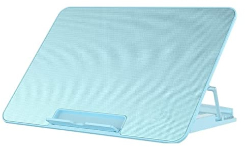 JYARZ Base Raffreddamento Pc Portatile Laptop Cooling Pad 12 -17 Laptop Cooling Base Plate Staffa Pad Mute Ventola di Scarico Raffreddato Ad Aria Dissipatore di Calore Ventola Pc per Ufficio(Blue)